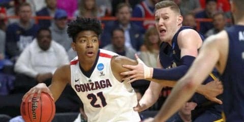 NCAAトーナメントが開幕、八村塁が所属するゴンザガはUNCG相手に辛勝スタート