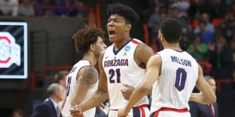 八村塁が25得点4ブロックと攻守に強烈なインパクト、ゴンザガ大が全米16強進出