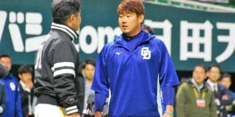 中日松坂、ヤフオクDで元同僚らと談笑　遠投で調整「課題はストレート」