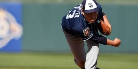 【MLB】牧田和久、二塁打浴びるも1回無失点　オープン戦3戦連続零封