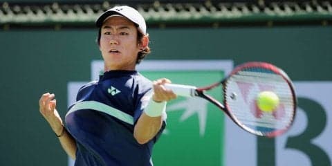 西岡良仁が期待の新星デミノーを下し2回戦進出。見応えのあるストローク戦を制す[男子テニスATPワールドツアー マスターズ1000 マイアミ]