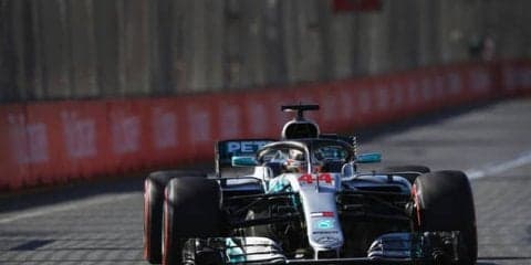 【F1 オーストラリアGP】2018シーズン開幕、初日フリー走行はメルセデスのハミルトンがトップタイム