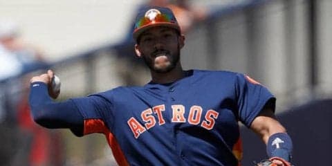 【MLB】WS王者の遊撃手が「何度も見たくなる」超美技　ファン感嘆「グレイトキャッチ」