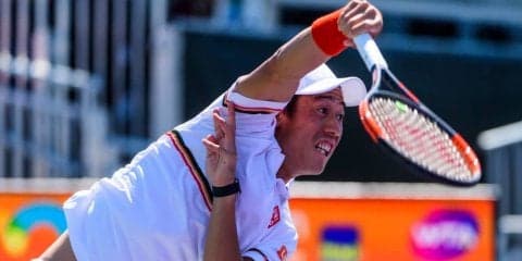 【速報予定】錦織が2大会連続優勝中のデル ポトロとの3回戦に挑む[男子テニスATPワールドツアー マスターズ1000 マイアミ]