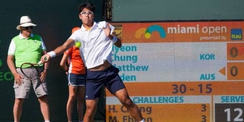 【3月29日マイアミ注目ドロー】チョン・ヒョンやデル ポトロがそれぞれ準々決勝に出場