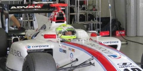 【スーパーフォーミュラ 富士テスト】初日、最速タイムは関口雄飛が刻む…新人の福住仁嶺と千代勝正が5&6番手