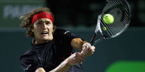 ズベレフがキリオスを寄せ付けず、準々決勝へ[男子テニスATPワールドツアー マスターズ1000 マイアミ]