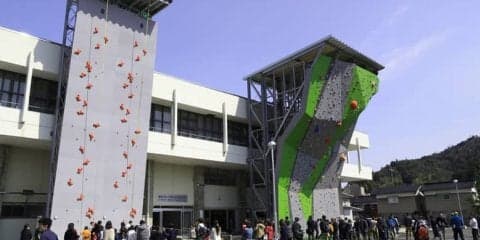 “クライミングの聖地”を目指す鳥取県に、3種目整備の「倉吉スポーツクライミングセンター」が誕生