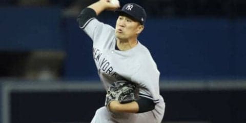 【MLB】田中将大、6回1失点8Kの快投で4年ぶり“初戦白星”　驚異のストライク率77％