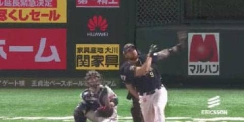 オリックス、ロメロ自画自賛の勝ち越し2ラン　「打った瞬間だね」