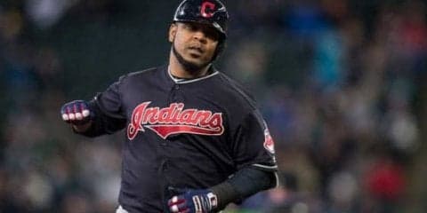 【MLB】春の珍事!?　インディアンス主砲が104キロ巨体揺らしてランニング本塁打