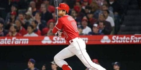 【MLB】大谷翔平、本拠地デビューで初の3安打！　1号3ラン＆右前安打＆中前安打