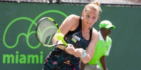 クリスティーナ・プリスコバが第2シードのクビトバに逆転勝利[ボルボ・カーズ・オープン]