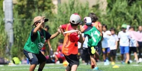 アルティメット元日本代表が指導するフライングディスク体験イベント開催