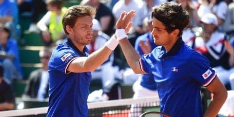 フランスがダブルスでイタリアに快勝して2-1とリード[デビスカップ・準々決勝]