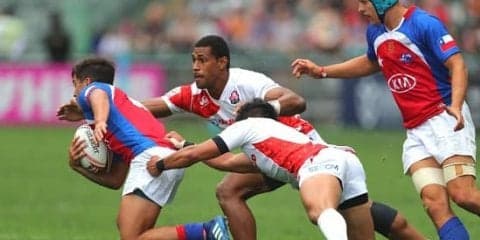  明日100％で帰ってくる。男子セブンズ代表、コア昇格大会初日は1勝1敗。 