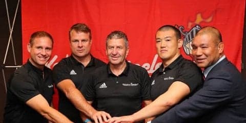  名将ウェイン・スミスが総監督就任会見　神戸製鋼の新シーズンスタート 