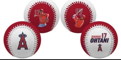 大谷翔平メジャーリーグデビュー記念ボール＆イチロー復帰記念ボール、発売決定