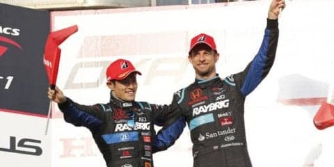 【SUPER GT】F1王者バトンとホンダのエース山本尚貴…最注目コンビのNSXが開幕戦でいきなり2位表彰台