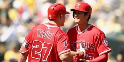 【MLB】大谷はトラウトのMVP投票のライバルに!?　米国で早くも期待「可能性ある」