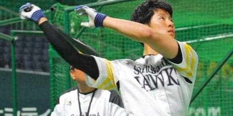 ホークス上林、今季初2番で口火　「打て」のサインに「返すだけだな」