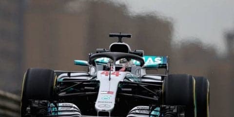 【F1 中国GP】フリー走行はハミルトンがトップ。ライコネンが2番手