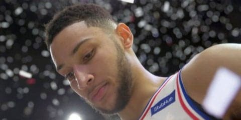 プレーオフ初戦でトリプル・ダブル級、ベン・シモンズがシクサーズを勝利に導く