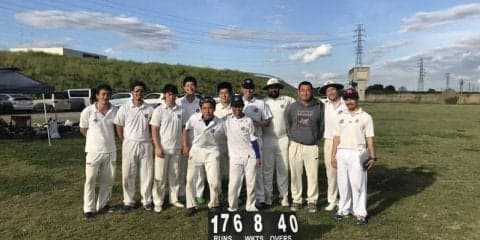 野球ならファウルだが…クリケッター・木村 後方に打球を飛ばす打撃で得点量産