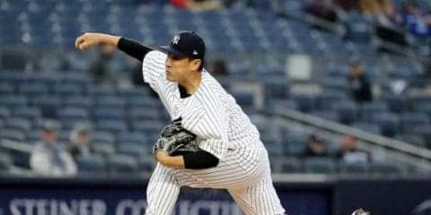 【MLB】田中将大、5回今季最多7失点で降板　自身4戦連続被弾、味方守備の乱れも