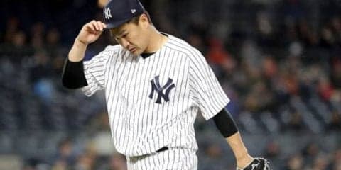 【MLB】田中将大、2試合連続の大量失点にNYメディアは辛辣「ガタガタの登板」