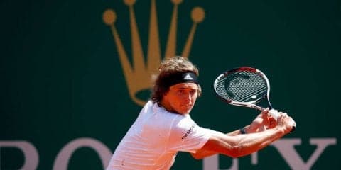 A.ズベレフがストルフとのドイツ対決を制して準々決勝進出[男子テニスATPワールドツアー マスターズ1000 モンテカルロ]