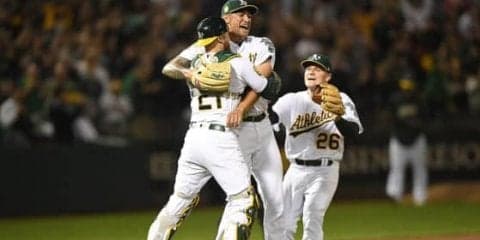 【MLB】アスレチックスのマナイアがノーヒットノーラン達成　強力Rソックス打線相手に偉業