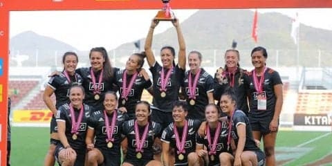  「日本大好き」NZ女子が北九州セブンズ連覇！　ヘアタイも幸運もたらす 