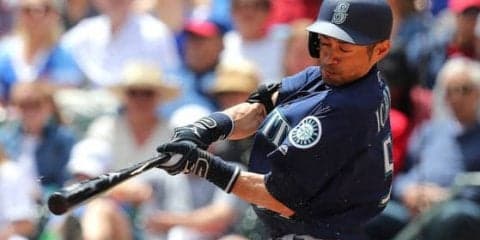 【MLB】イチロー、5戦ぶりスタメンで4打席出塁　今季3度目マルチで通算3089安打