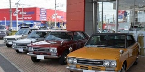 ローレル が誕生50周年…日産村山工場跡地に集結
