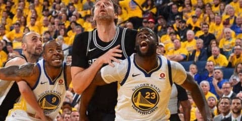 堅守復活のウォリアーズがプレーオフ1回戦突破、スパーズとともに不安説を一蹴