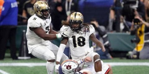 中央フロリダ大の隻腕LBグリフィン シーホークスがドラフト指名