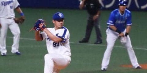 松坂3回まで無失点、中日3点リード　筒香との“横浜高校対決”は左飛、四球