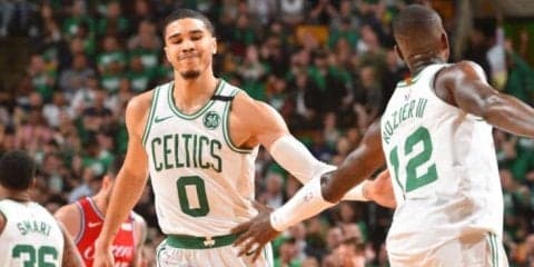 『要塞』TDガーデンでセルティックスが本領発揮、シクサーズを圧倒し初戦を取る