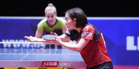 日本女子  ウクライナに完勝で初陣を飾る【世界卓球2018】