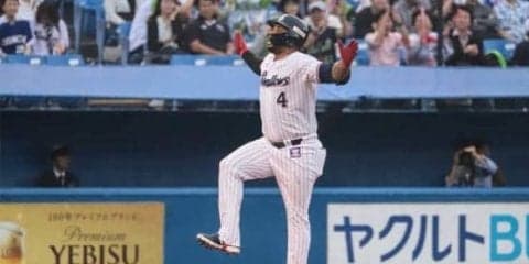 ヤクルト・バレンティン、先制弾&同点弾でキング単独トップ　「ギブアップしない」