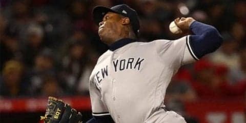 【MLB】ヤ軍チャップマンが投じた100マイルの“変化球”　「打つのは不可能」ファン驚愕