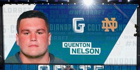 コルツOLネルソン指名で課題克服なるか？NFLドラフトレビュー AFC南地区