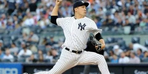 【MLB】田中将大、2被弾も6回途中4失点と粘投　リード守るも5勝目ならず