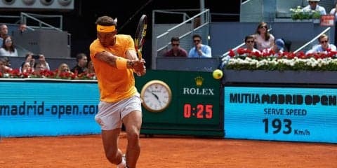 分かれた明暗。ナダルがクレーでの強さを見せて快勝し、ジョコビッチは大会序盤で無念の敗退[男子テニスATPワールドツアー マスターズ1000 マドリード]
