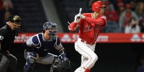 【MLB】大谷、5試合ぶり野手先発で快音！　第2打席で適時打、快足飛ばして二塁打に