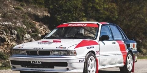 三菱 ギャラン VR-4、往年のWRCグループAマシンがオークションに出品へ