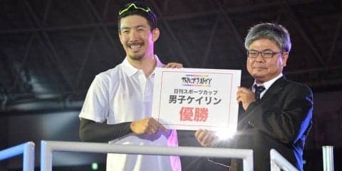 伊豆ベロドローム開催の「ＴＲＡＣＫ　ＰＡＲＴＹ」　渡辺が男子ケイリンファイナルで鮮やかな逆転勝利