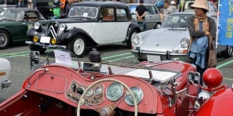 富士の麓に内外の旧車100台が集結…富士山オールドカーフェスタ