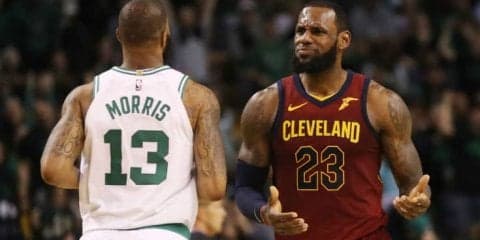 マーカス・モリスがレブロンを完封、セルティックスがキャブズとの第1戦に圧勝